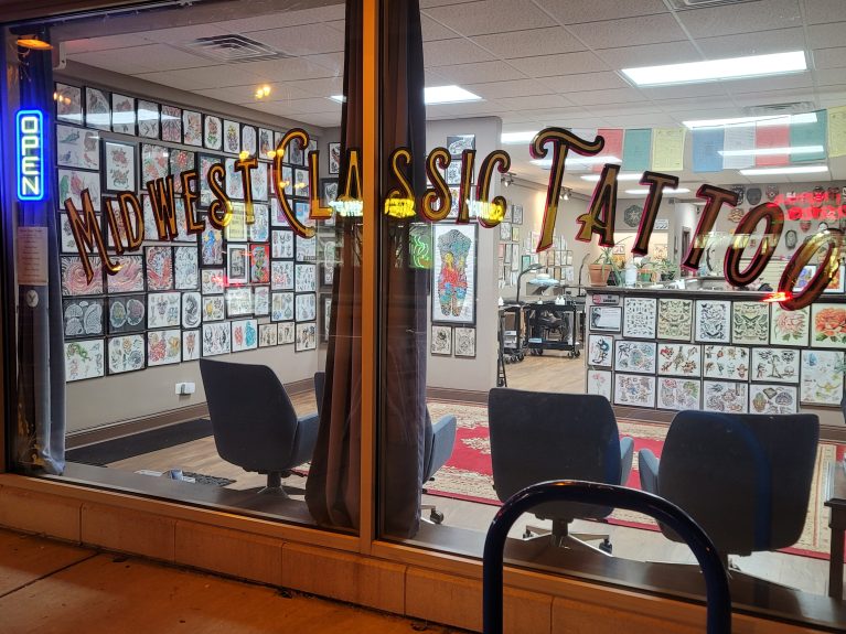 Midwest Classic Tattoo door front