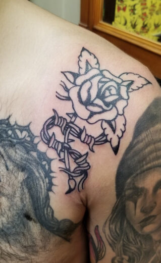 Travis tattoo artwork