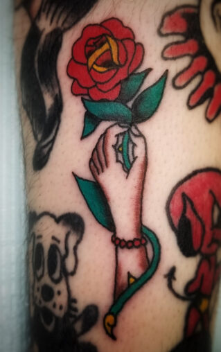 Travis tattoo artwork